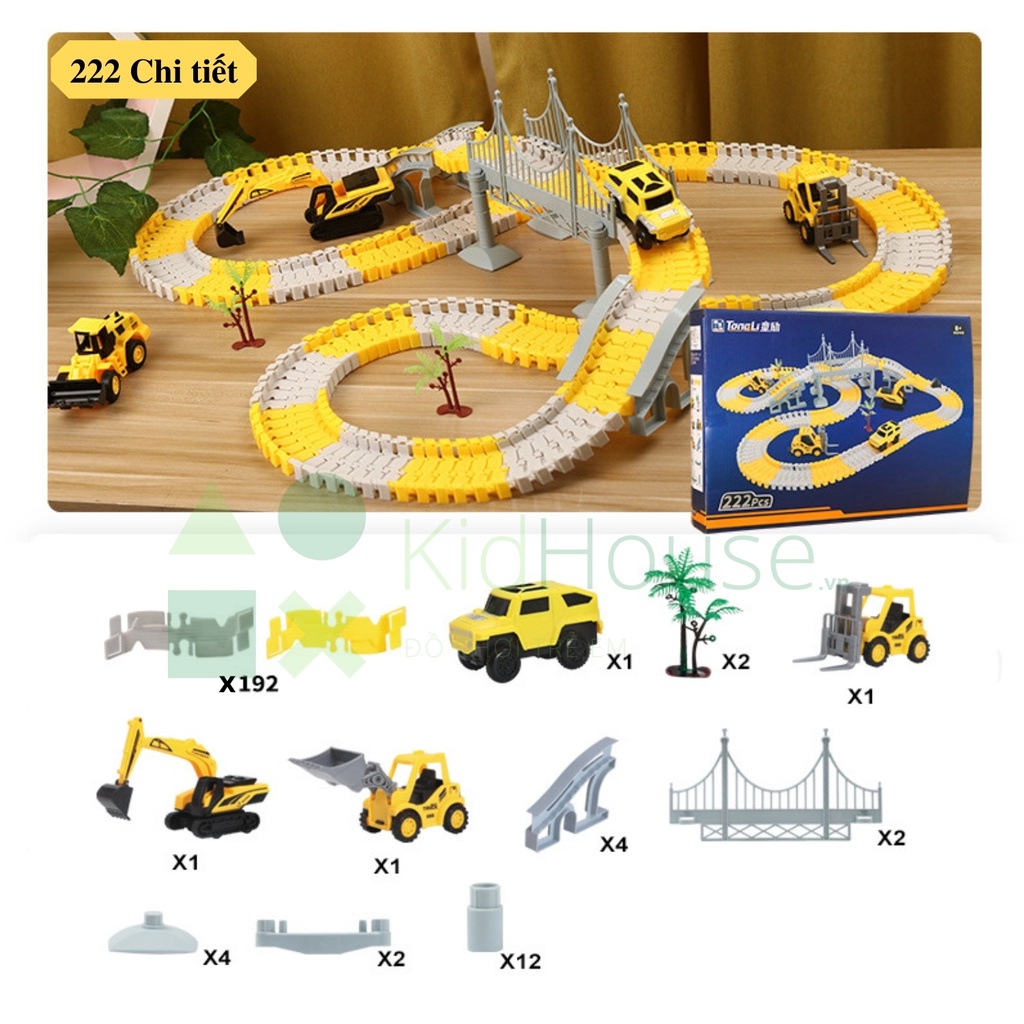 Đồ chơi trí tuệ, bộ lắp ráp mô hình ô tô giúp bé phát triển tư duy thương hiệu KidHouse.vn