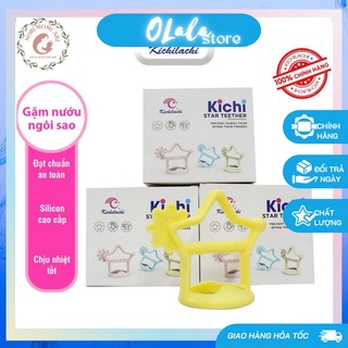 [ĐƯỢC MUA NHIỀU] Gặm Nướu silicone mềm hình ngôi sao xỏ đeo tay chống rơi cho Bé Kichilachi Kichi