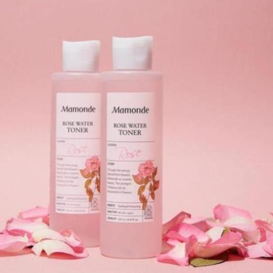  Nước Hoa Hồng⚡️𝐅𝐑𝐄𝐄 𝐒𝐇𝐈𝐏⚡️Rose Water Toner Mamonde 250ml Dành Cho Mọi Loại Da