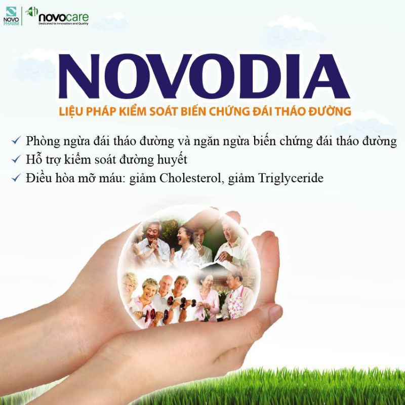 NOVODIA VIÊN UỐNG PHÒNG BIẾN CHỨNG TIỂU ĐƯờNG