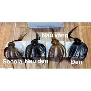 Tóc thật 100% Mái che hói mái thưa❤️ cột 3D cao cấp