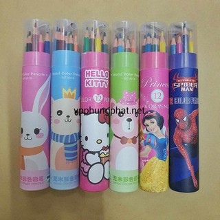 Màu Chì Ống (Wood coler Pencils 12 Màu)