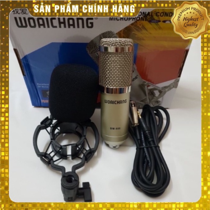 [Mã ELHACE giảm 4% đơn 300K] CHỌN BỘ THU ÂM KARAOKE MIC BM 900-SOUND CARD V8 có BLT tặng kèm tai ốp