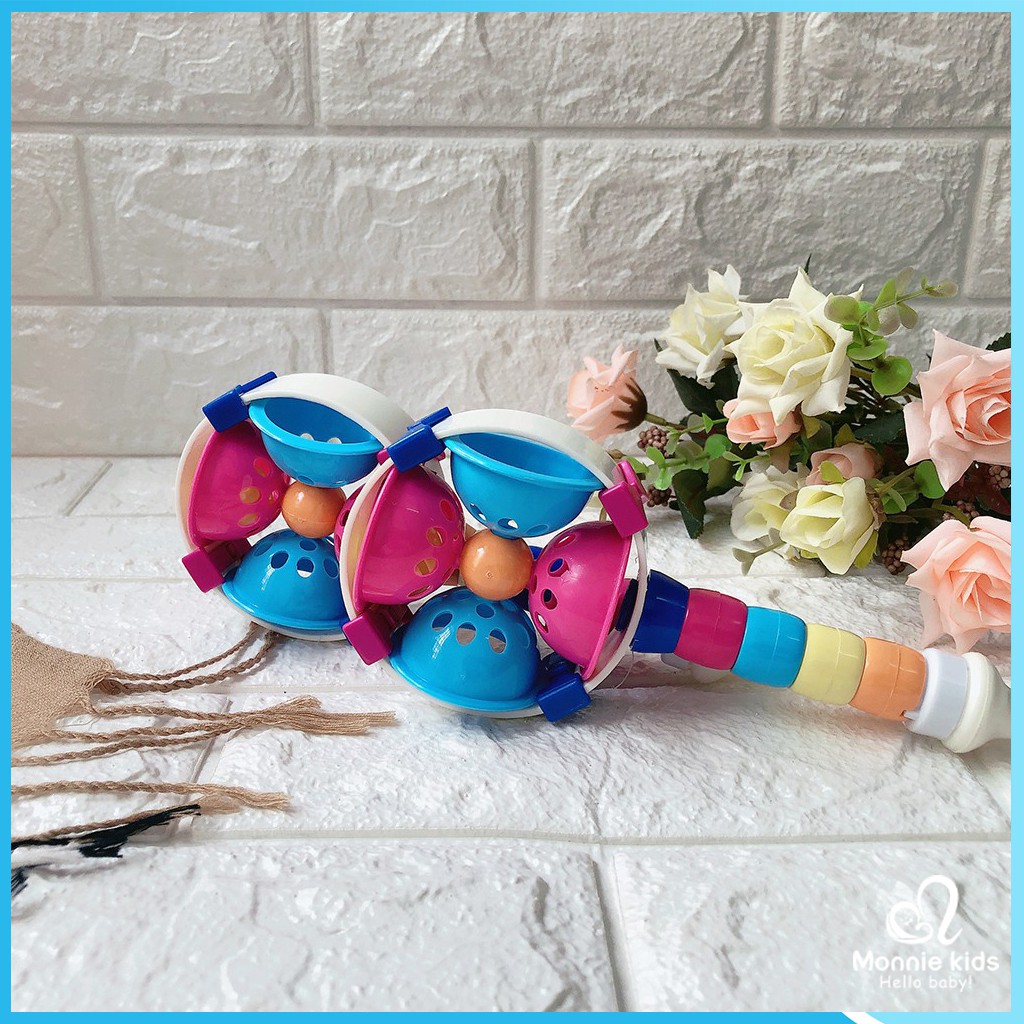 Xúc xắc cho bé Papa Toy 3009 Thái lan, lục lạc phát triển trí thông minh cho trẻ - Monnie Kids