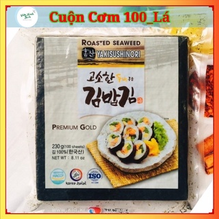 Rong biển cuộn cơm🍁Cuộn cơm 100 lá/Rong biển Hàn Quốc🍁Cuộn kimbap/Cuộn sushi/ 10 lá 20gr/Nhập khẩu Hàn Quốc