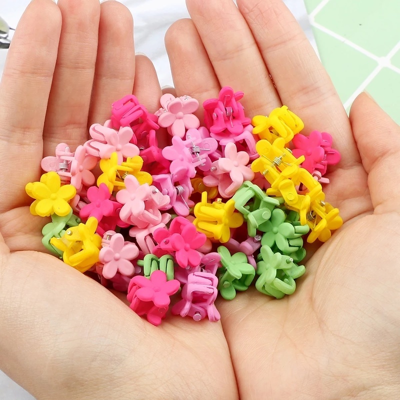 Set 50 Kẹp Tóc Mini Dễ Thương Dành Cho Bé Gái