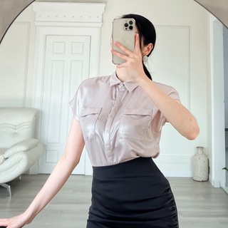 Vella Fashion - Áo sơ mi tay ngắn VA21051