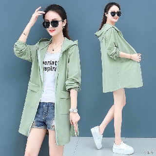 ₪❏Áo Khoác Dáng Rộng Chống Tia Cực Tím Chống Tia Uv Phong Cách Hàn Quốc 2020 Cho Nữ