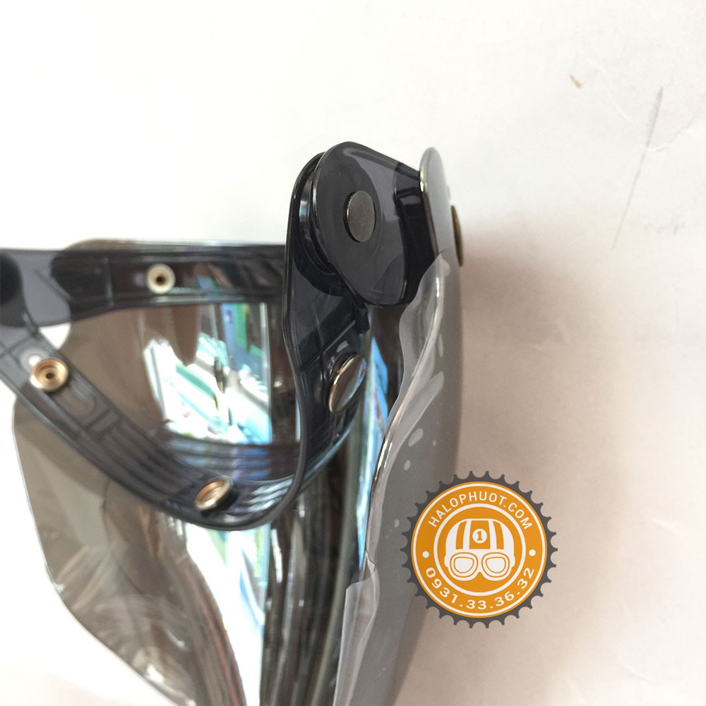 Kính Eagle Bulldog gắn nón 3/4 (Tráng gương)