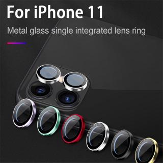 Kính cường lực bảo vệ camera sau điện thoại bằng thủy tinh và kim loại dành cho iPhone 11 Pro Max