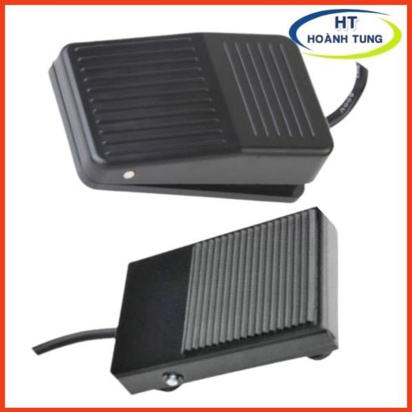 Công tắc cóc đạp chân TFS-1 màu đen vỏ nhựa và vỏ kim loại dùng cho máy may, máy công cụ