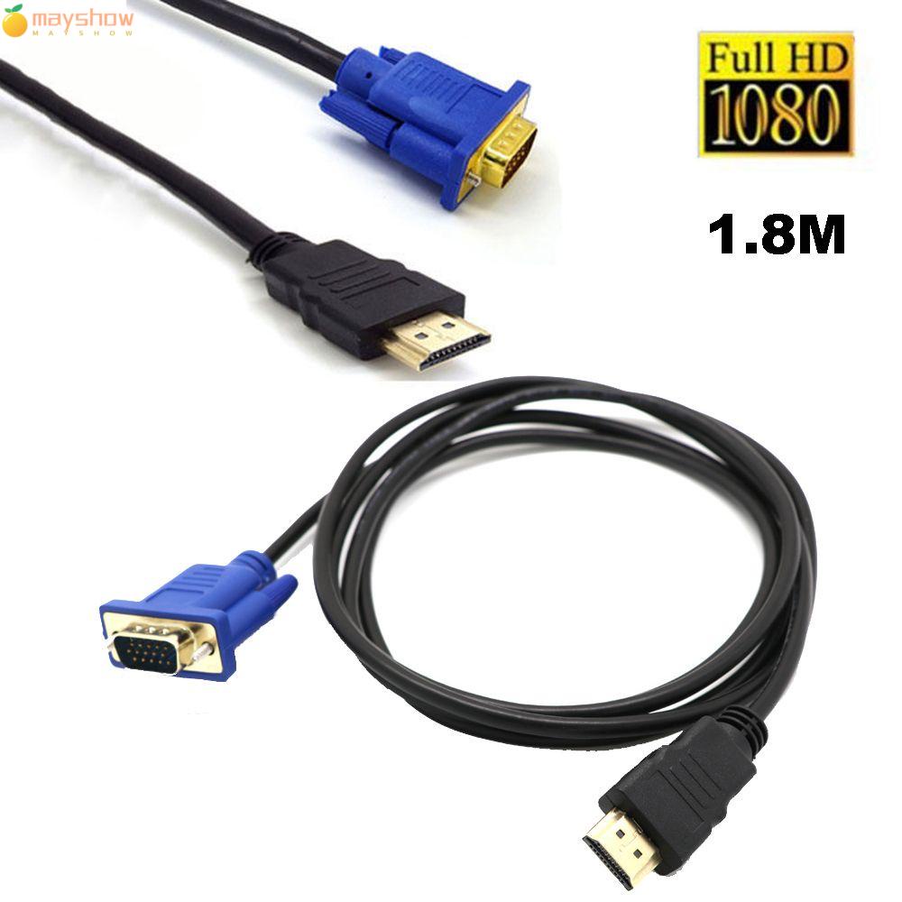 Cáp chuyển đổi HDMI sang VGA dài 1.8M 6FT 1080P chất lượng cao