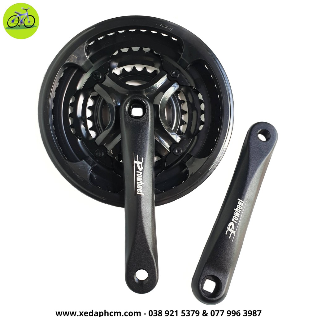 Đùi Dĩa Nhôm Xe Đạp 3 tầng MTB Prowheel 42T/48T