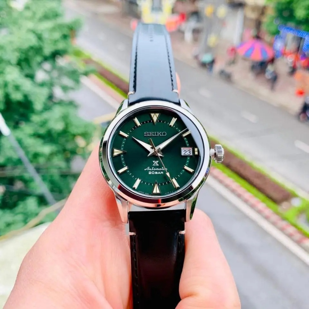 Đồng hồ nam chính hãng Seiko Alpinist Green - SPB245J1 - Máy cơ tự động - Kính Sapphire