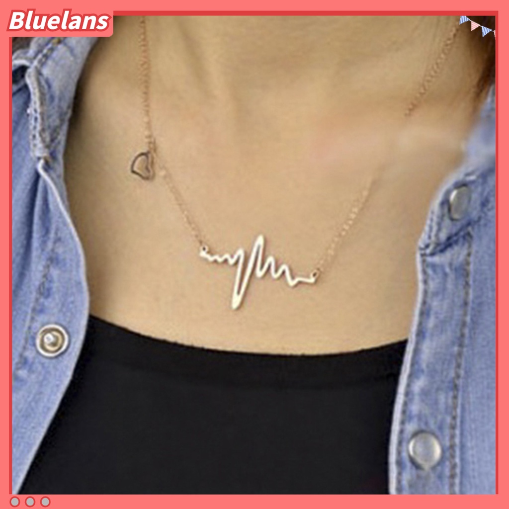 Dây chuyền hợp kim hình nhịp tim độc đáo lạ mắt sang trọng dành cho nữ