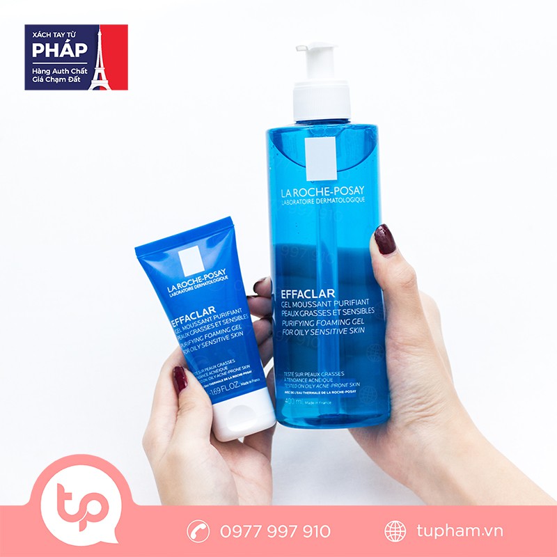 [Mã 1911FMCGSALE giảm 8% đơn 500K] Sữa Rửa Mặt La Roche-Posay Effaclar Purifying Foaming Gel 400ml | BigBuy360 - bigbuy360.vn