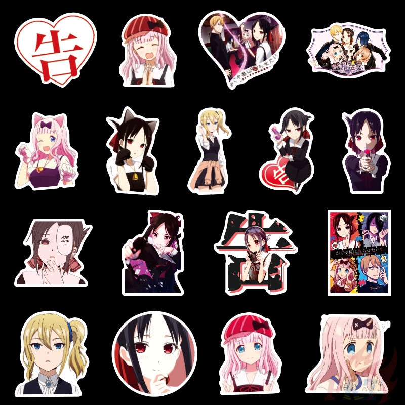 ❉ Kaguya Sama: Tình Yêu Là Chiến Tranh 02 Hình Dán ❉ Set 50 Sticker Hình Shinomiya Kaguya Thời Trang