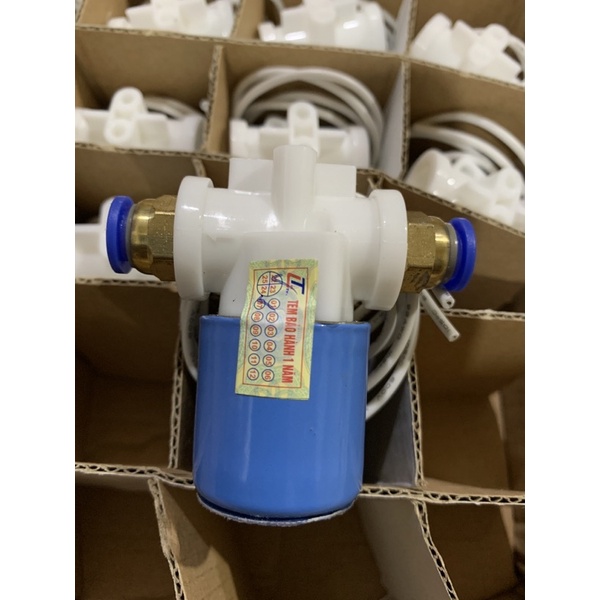 Van điện từ kèm cút nối nhanh phi 8 - máy lọc nước