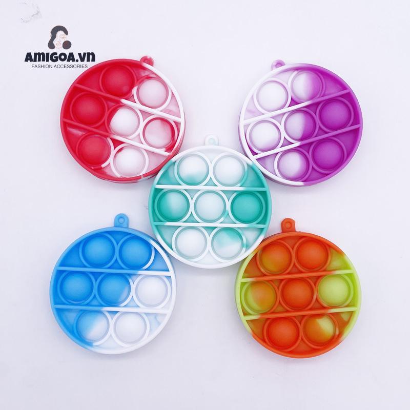 Móc Khóa Đồ Chơi Bằng Silicon Dễ Thương Giảm Căng Thẳng