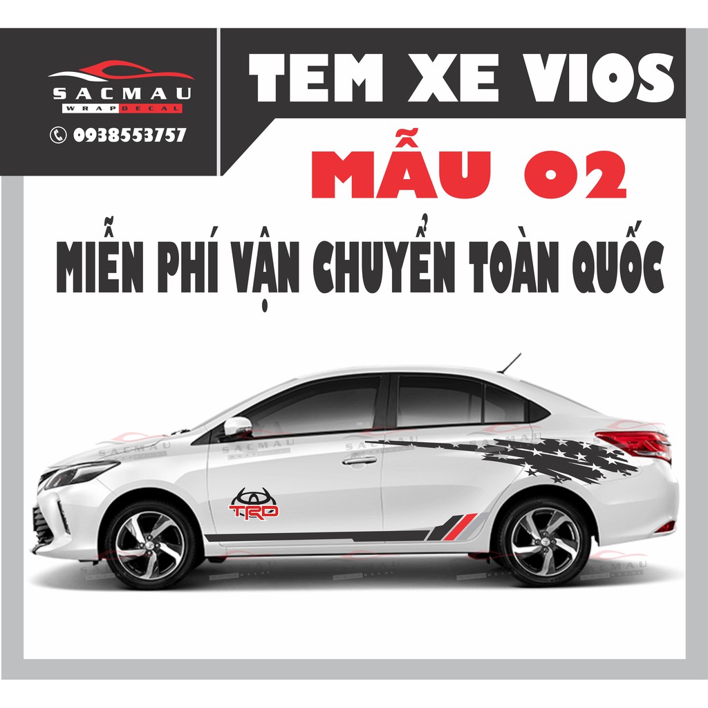 TEM XE TOYOYA VIOS