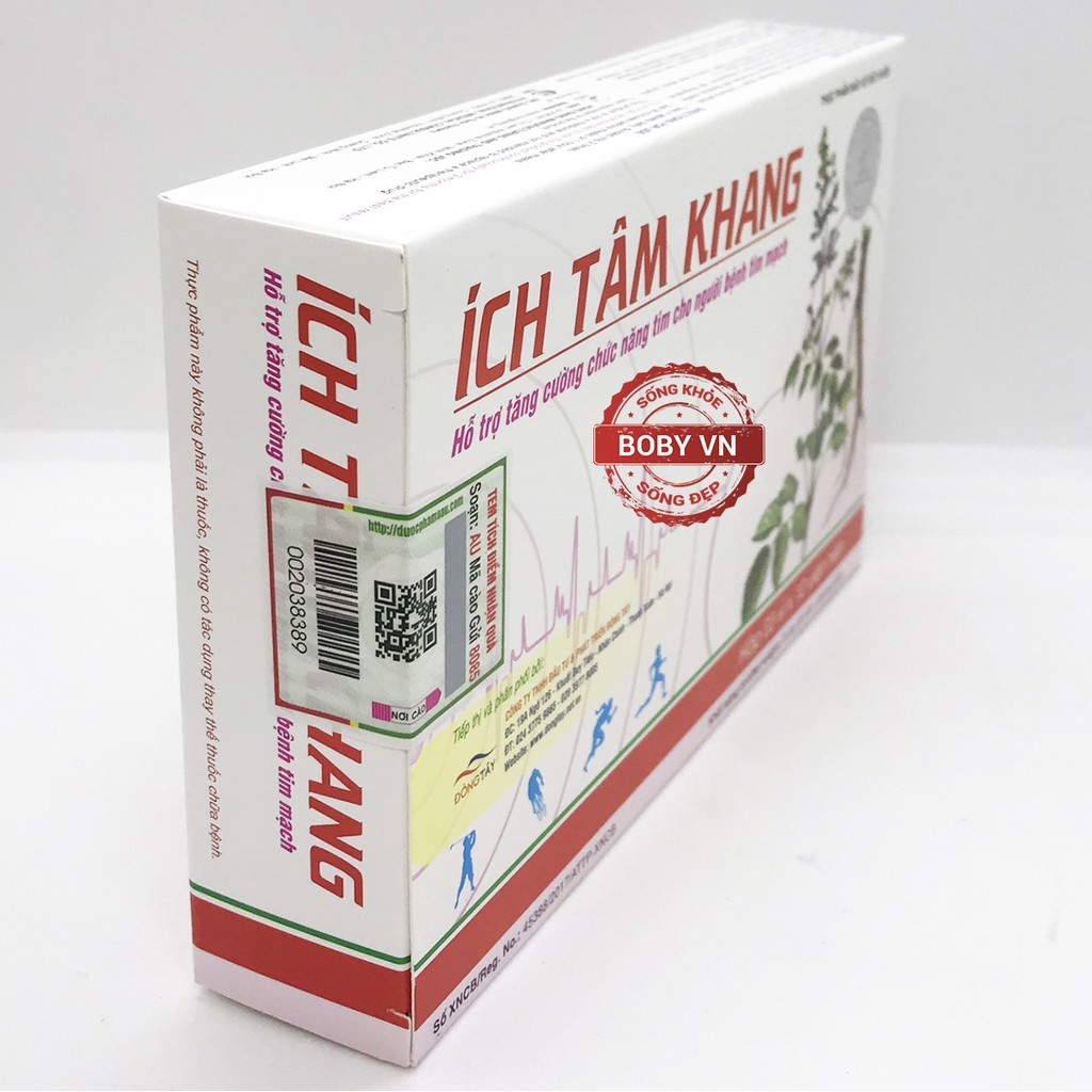 Ích Tâm Khang hỗ trợ tăng cường chức năng tim cho người bệnh tim mạch