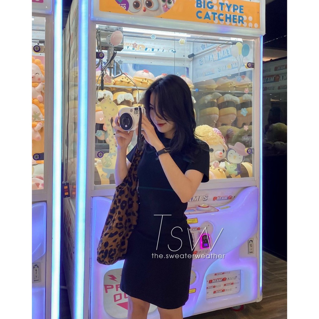 ĐẦM THUN BODY TD 2 MÀU XANH ĐEN | BigBuy360 - bigbuy360.vn