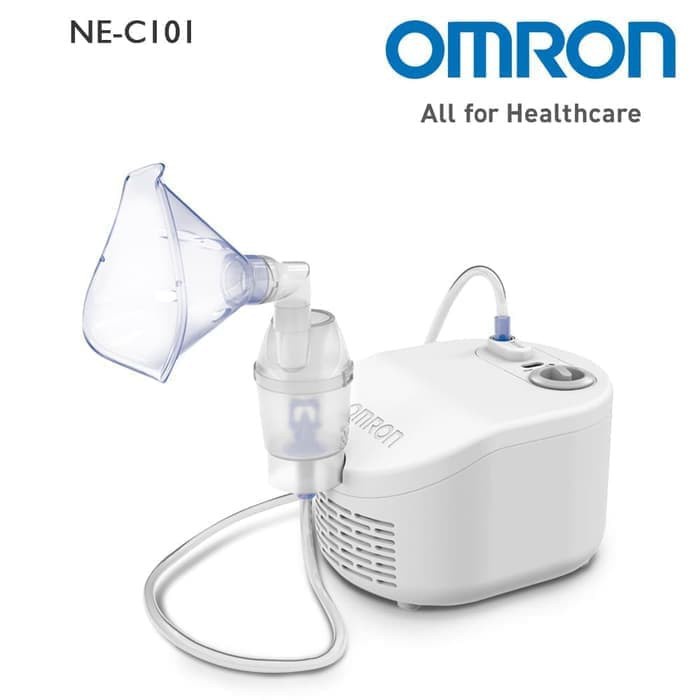 Máy Xông Mũi Họng Omron NE-C101 + Tặng Đèn Lấy Ráy Tai Cho Bé