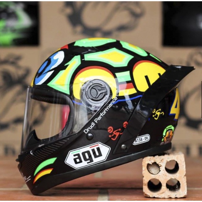 Nón bảo hiểm Fullface Agu Chính Hãng Nhiều Tem - Mũ bảo hiểm chất lượng của Việt Nam bảo hành 12 tháng kèm túi đựng nón