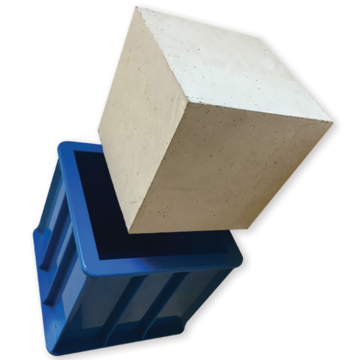 Khuôn đúc mẫu bê tông 15x15x15cm bằng nhựa