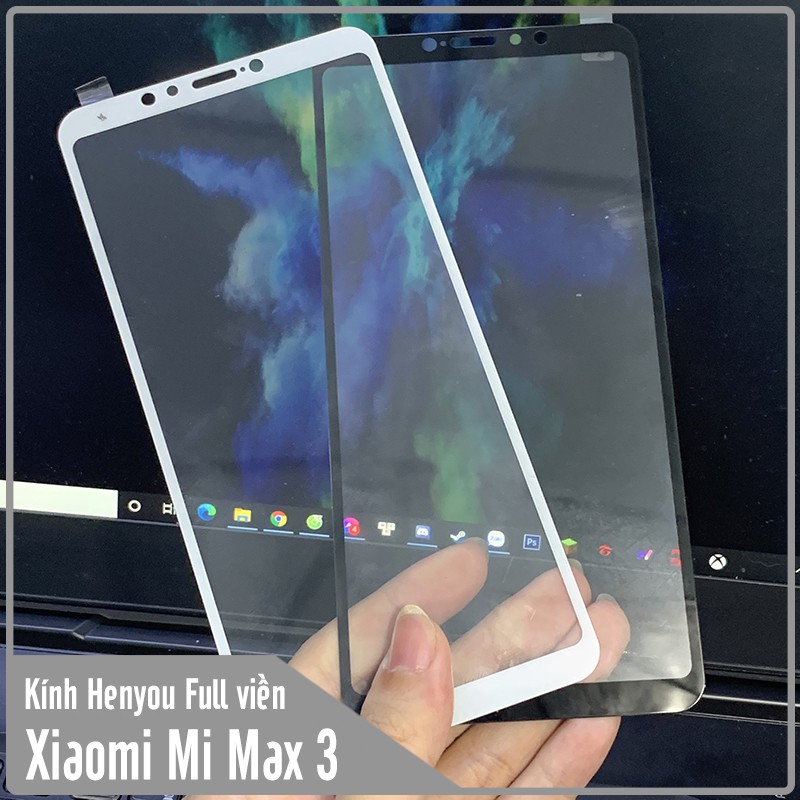 Cường lực Xiaomi Mi Max 3 Full viền HENYOU