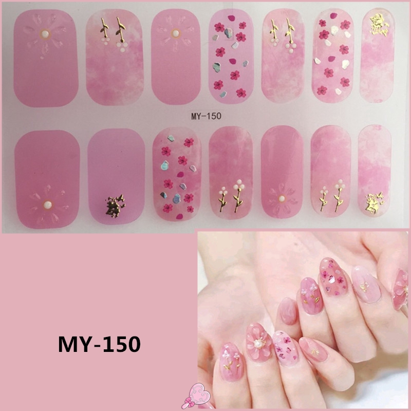 Miếng dán đính hạt 3D trang trí móng tay nghệ thuật My145-152