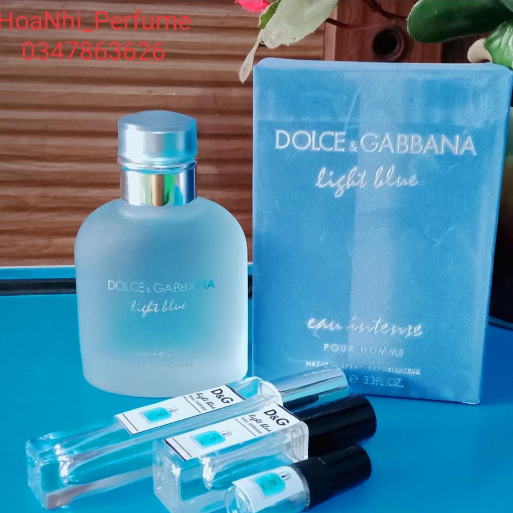Nước hoa nam Dolce & Gabbana Light Blue Eau Intense Pour Homme .