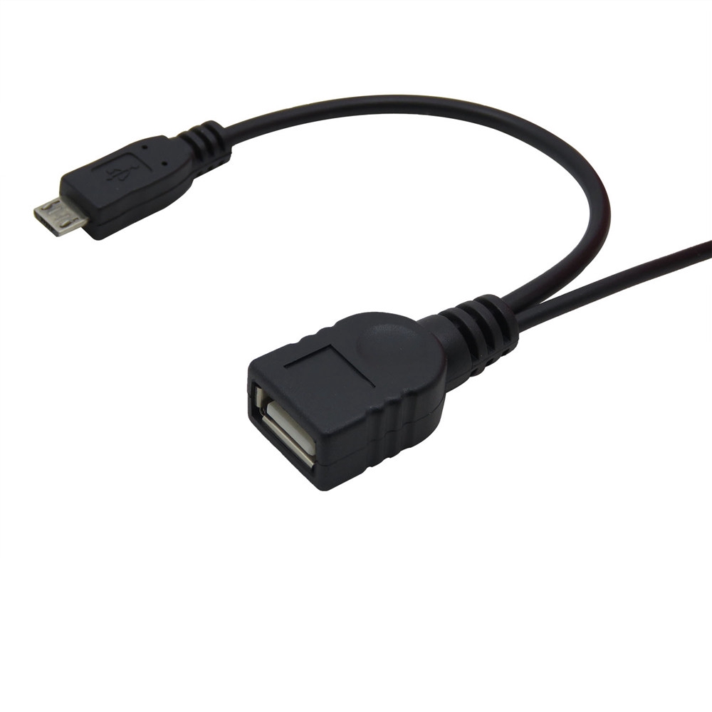 Cáp chữ Y chuyển đổi đầu Micro USB sang cổng USB OTG +cáp nguồn USB tiện dụng