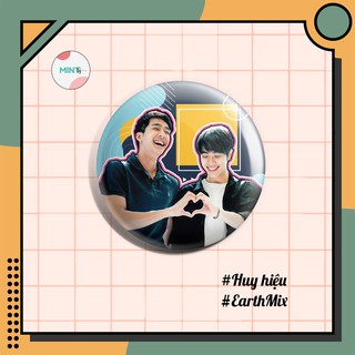 [Handmade] EarthMix Pin - Huy hiệu tròn
