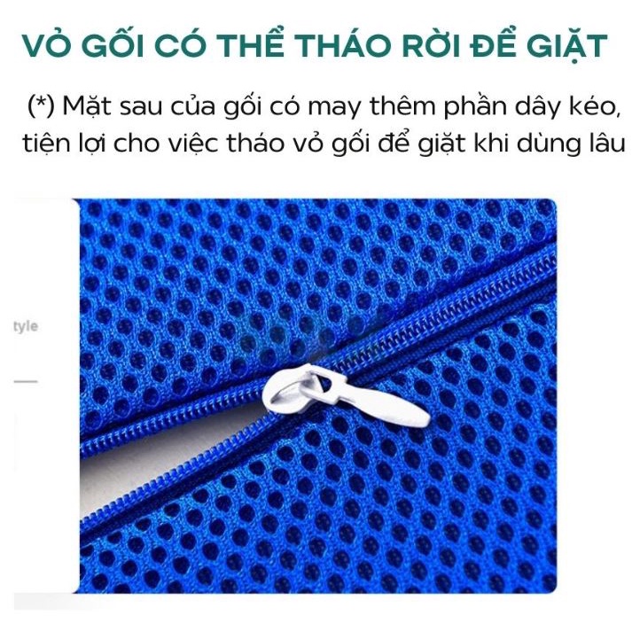 Gối tựa lưng ghế ngồi làm việc, tựa lưng cho bé ngồi học, tựa lái xe oto giảm đau lưng nhiều màu cho ghế văn phòng,