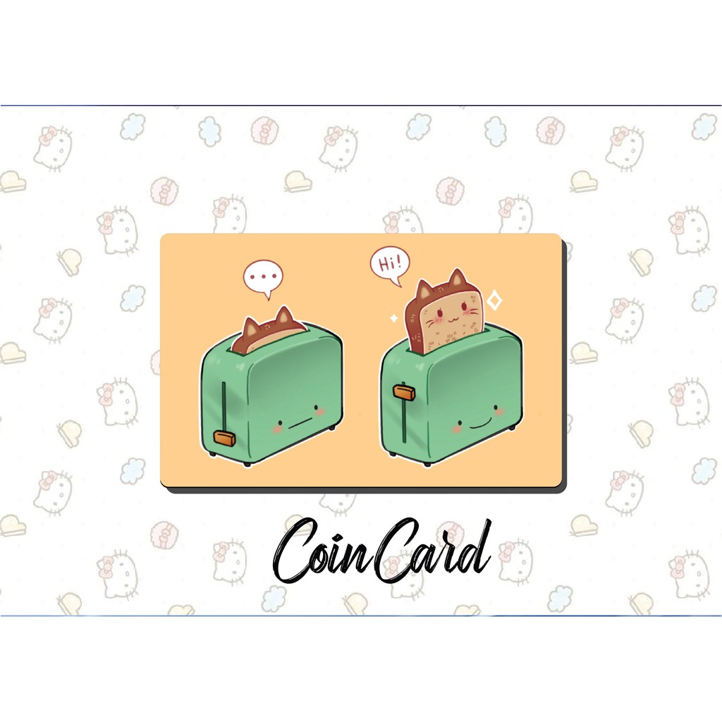 &quot;YUMMY CARD&quot;( ️ Decal dán Thẻ ATM, debit, thẻ từ, thẻ chung cư, bảo vệ thẻ) |COINCARD