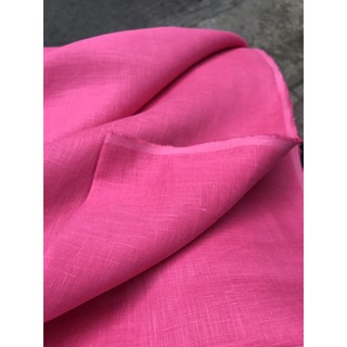 Vải linen tưng premium màu Hồng sen!