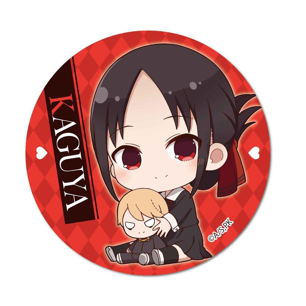 Huy hiệu cái áo IN HÌNH Kaguya-sama wa Kokurasetai? Cuộc chiến tỏ tình anime chibi dễ thương tiện lợi