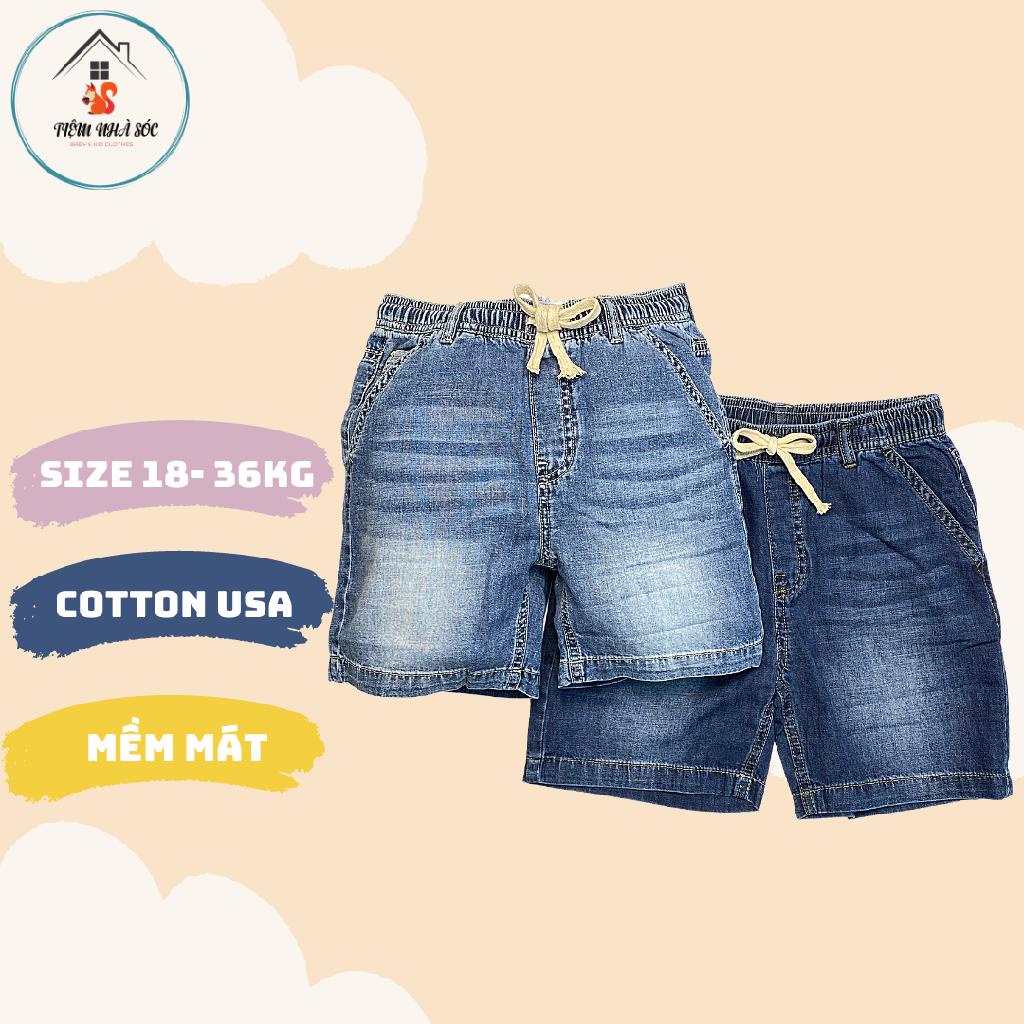 Quần đùi Jeans bé trai Riomio túi chéo size 6 - 11 tuổi Tiệm Nhà Sóc