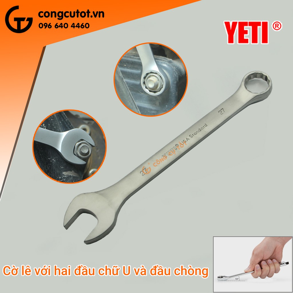 Cờ lê vòng miệng Yeti 27mm