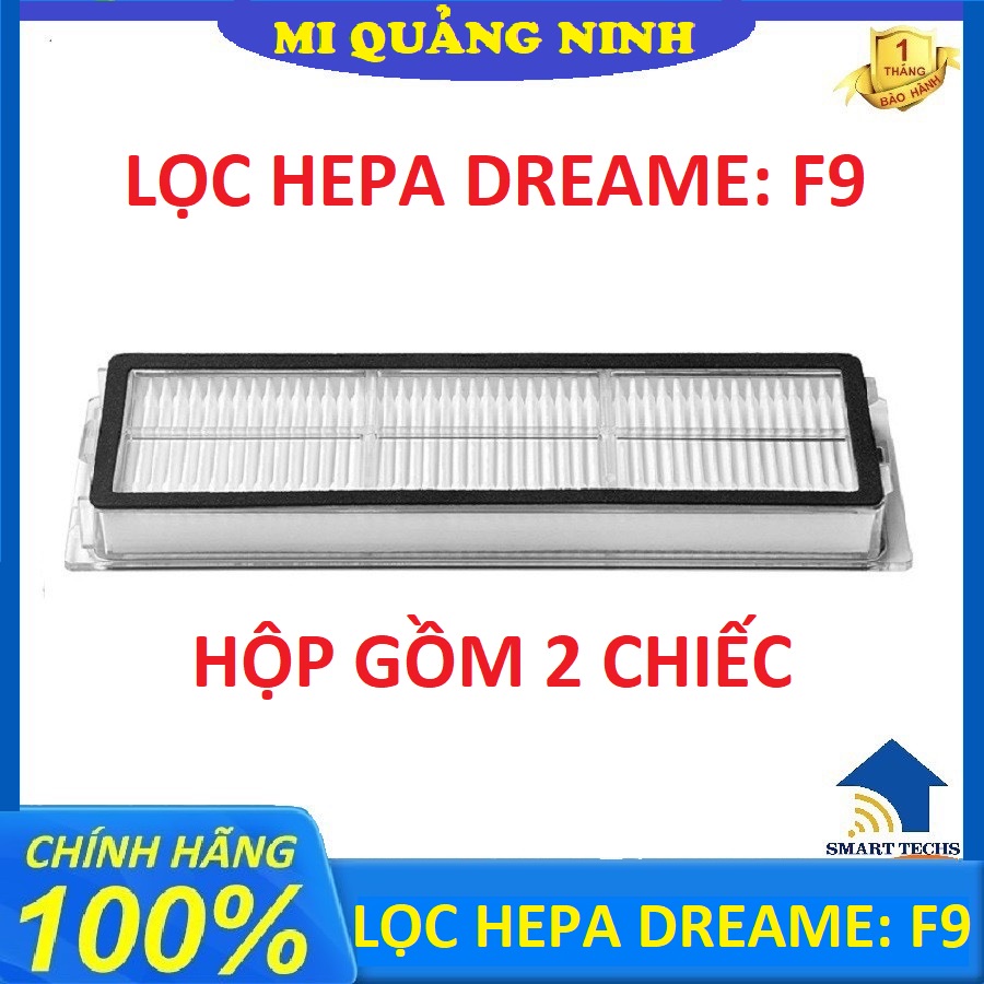 Phụ kiện Robot hút bụi Xiaomi Dreame F9 - Khăn lau, Chổi cạnh, Lọc Hepa, Chổi chính.