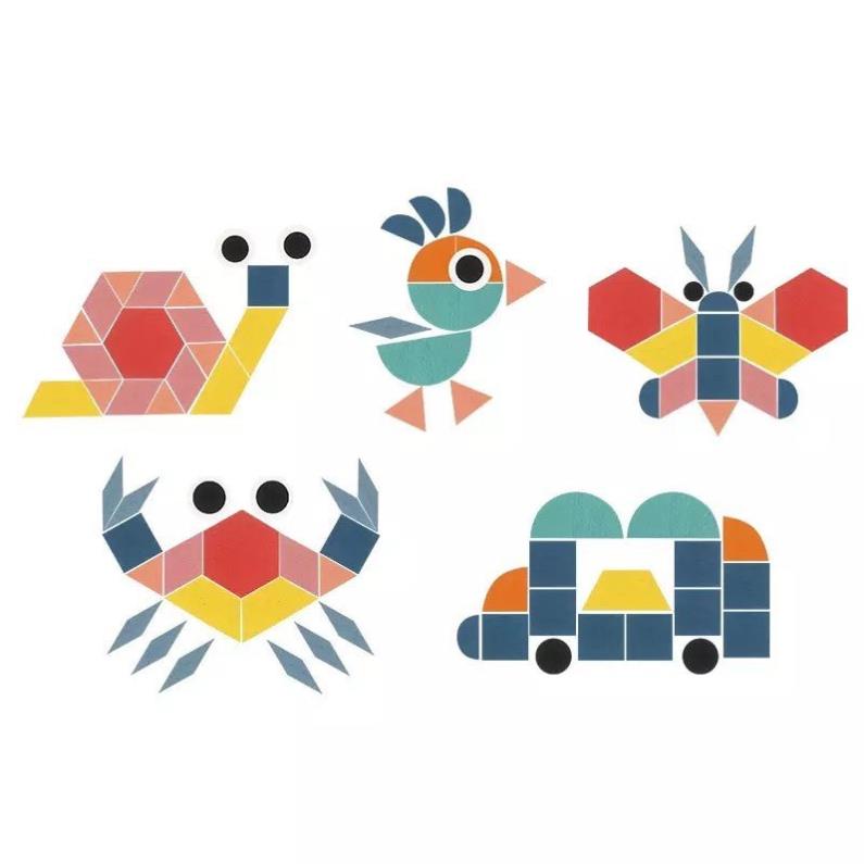 BỘ GHÉP HÌNH MONTESSORI 180 MIẾNG GHÉP CHO BÉ THẢ SỨC SÁNG TẠO  5.0