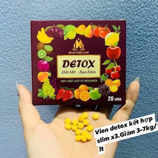 giảm cân đông y mộc linh x3 | Tặng kèm 20v detox | hàng chuẩn công ty | BigBuy360 - bigbuy360.vn