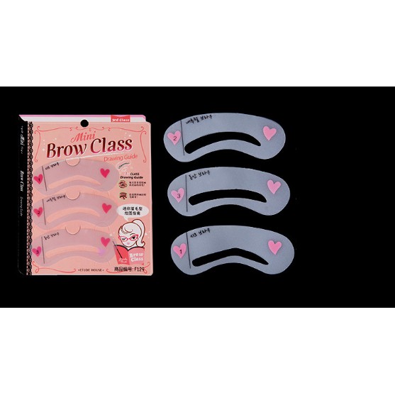 Bộ 3 Khuôn Kẻ Chân Mày Hàn Quốc Siêu Đỉnh