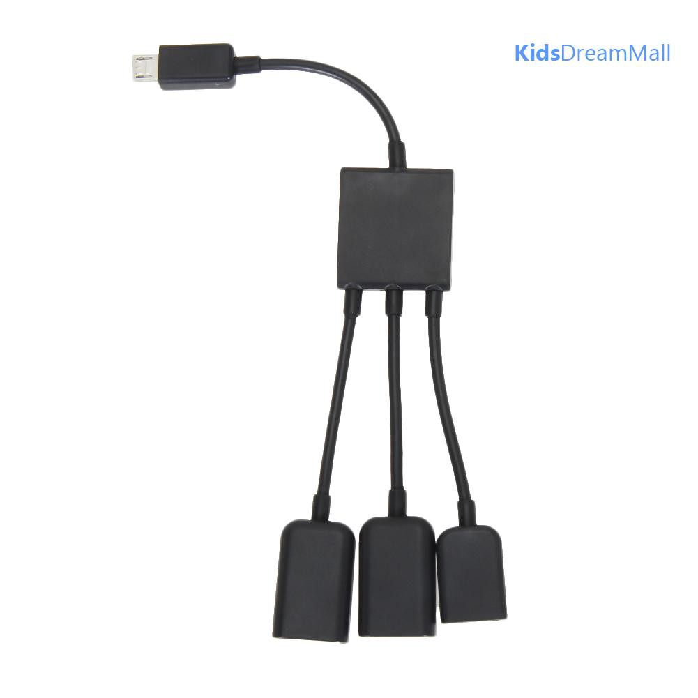SAMSUNG Đầu Chia Cổng Otg 3 Trong 1 Tiện Dụng Chất Lượng Cao