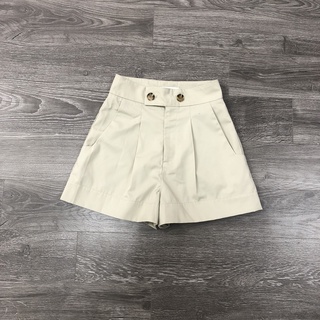 Quần short nữ Kaki Mango 4 màu 2 nút KAMI
