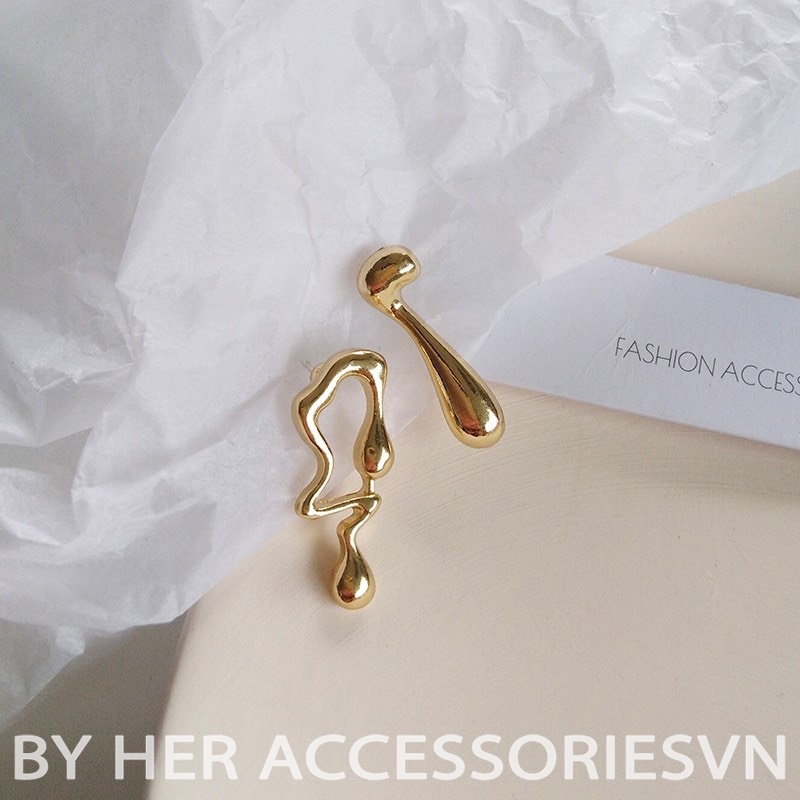 Khuyên tai bông tai hình trừu tượng cá tính Her Accessories H81