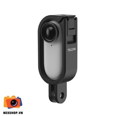Case ngàm Gopro cho Insta360 Go 2 | Màu đen | Chính hãng Telesin