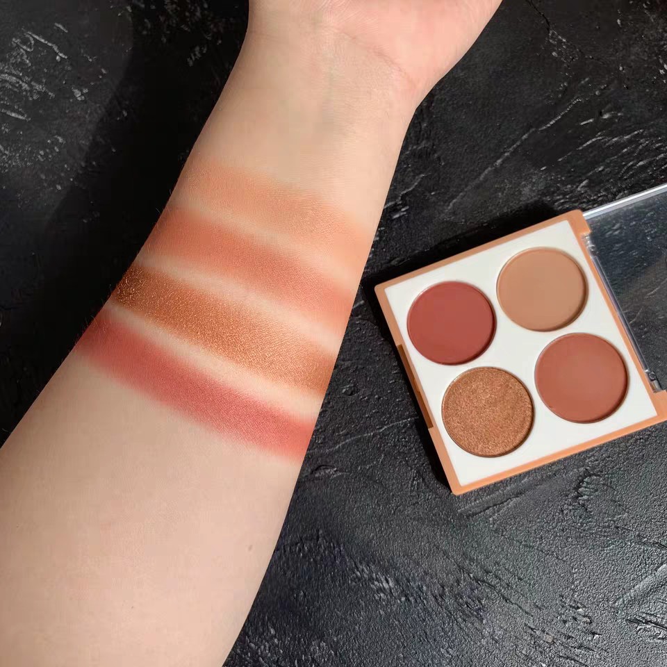 Bảng phấn mắt 4 màu PINK COCO bền màu PINKCOCO Meet Chuxin Eye Shadow Quad MEIS Pretty Colorful Eyeshadow PICO02