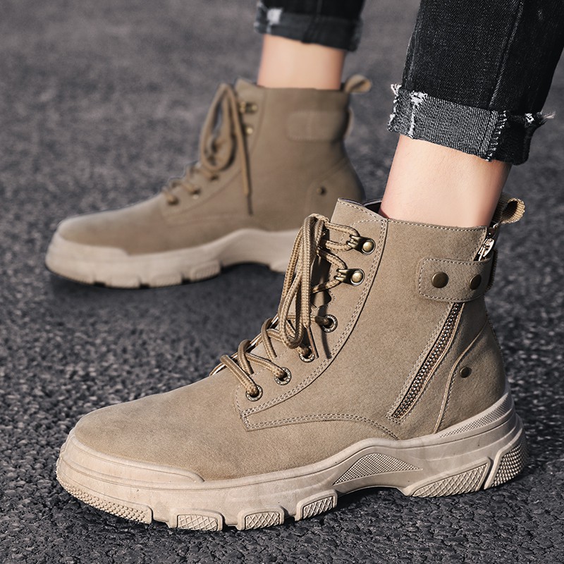 Classic winter fashion comfortable zippered boots for men | BigBuy360 - bigbuy360.vn